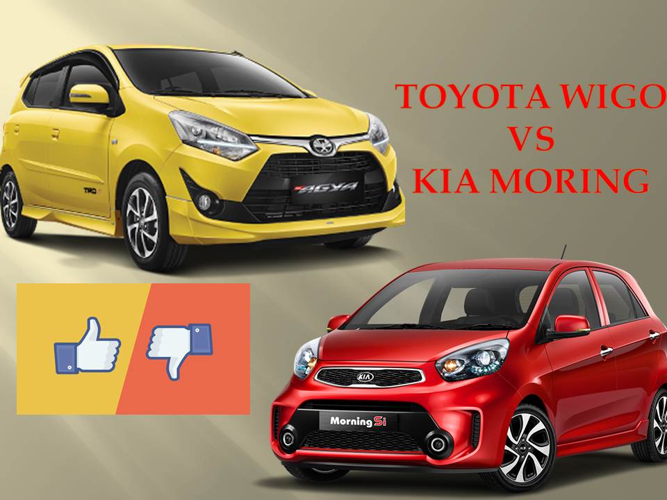  Toyota wigo đối đầu với Kia Morning