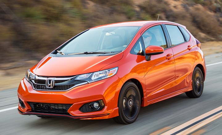 Honda Fit  - mẫu xe quen thuộc đứng ở vị trí thứ 8.