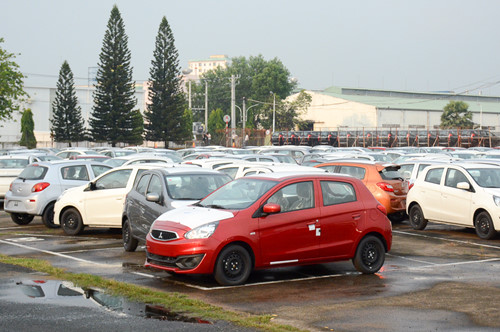 Mitsubishi Mirage hiện đang bán ra thị trường với giá từ 350,5 - 450,5 triệu đồng.