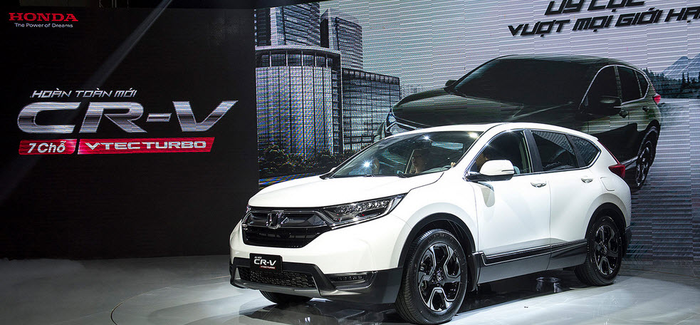 Honda CR-V thế hệ mới được nhập khẩu về từ Thái Lan, hưởng thuế 0%.