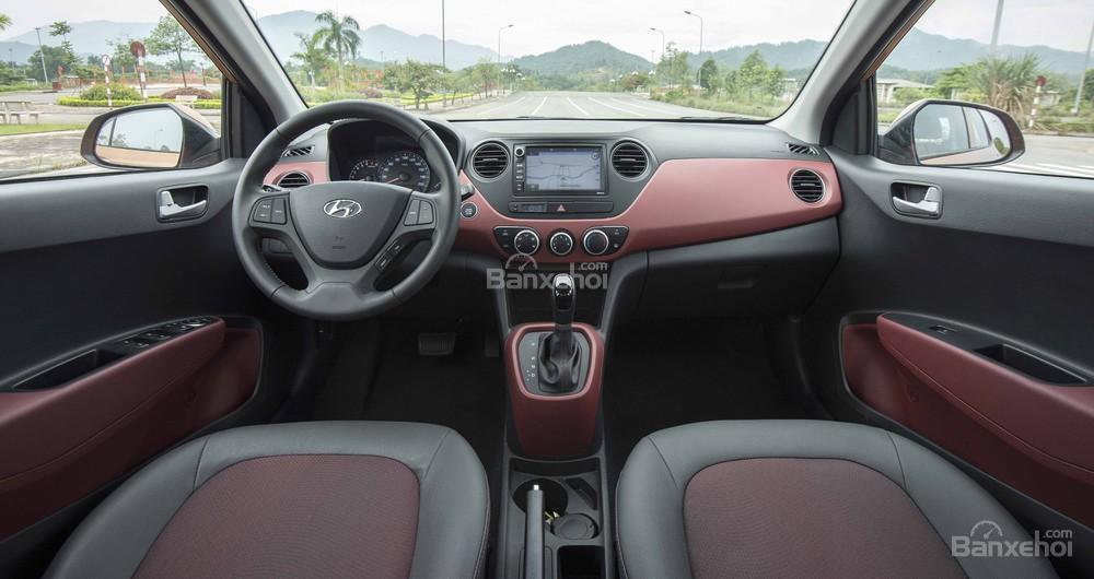 Hyundai Grand i10 sở hữu trang bị tiện nghi đầy đủ hơn so với đối thủ.