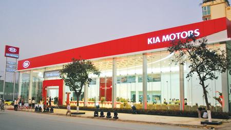 Toàn cảnh Showroom Kia Giải Phóng 