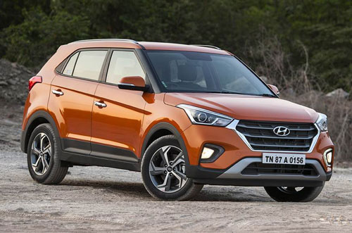 Top 10 xe bán chạy nhất tại Ấn Độ trong tháng 1/2019: Hyundai Creta.