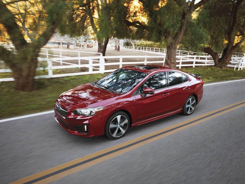 Top 10 mẫu xe sedan có ghế ngồi tốt nhất hiện nay - Subaru Impreza 2019.