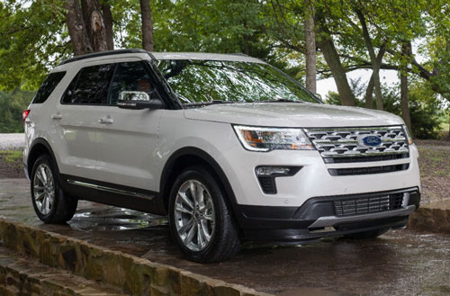 10 xe SUV/Crossover 3 hàng ghế tốt nhất năm 2019:Ford Explorer 2019.