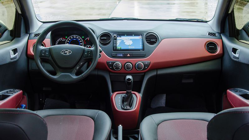 Nội thật hiện đại đơn giản của Hyundai Grand i10 2019