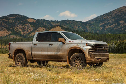 10 xe bán tải tốt nhất: Chevrolet Silverado 2019.