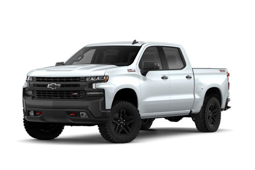 Gọi tên 10 xe bán tải tốt nhất hiện nay: Chevrolet Silverado 1500 LT Trail Boss 4x4 Crew Cab 6' Box w/2LT 2019..