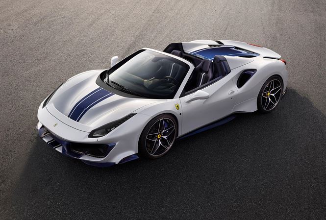 Ferrari 488 Spider sử dụng động cơ đạt giải Động cơ Quốc tế của năm 2019.