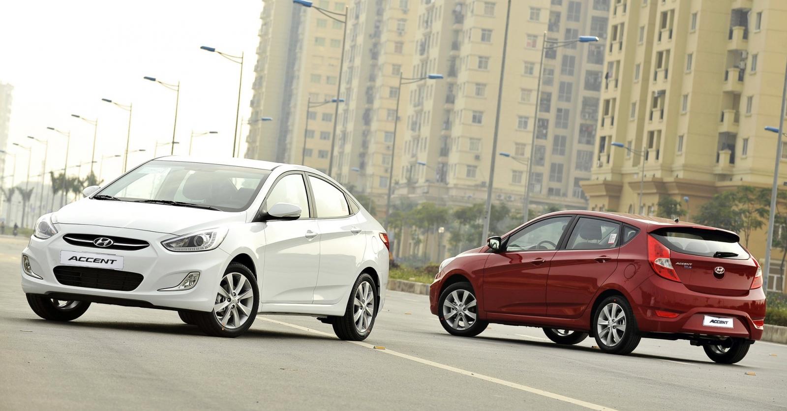 an toàn trên Hyundai Accent 2016 được trang bị ở mức khá cơ bản