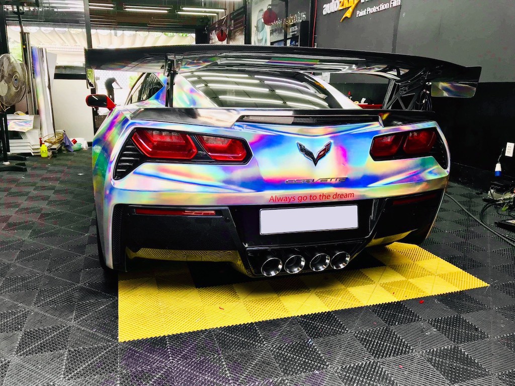 “Hô biến” Chevrolet Corvette C7 có cửa Lamborghini tại Việt Nam 6a