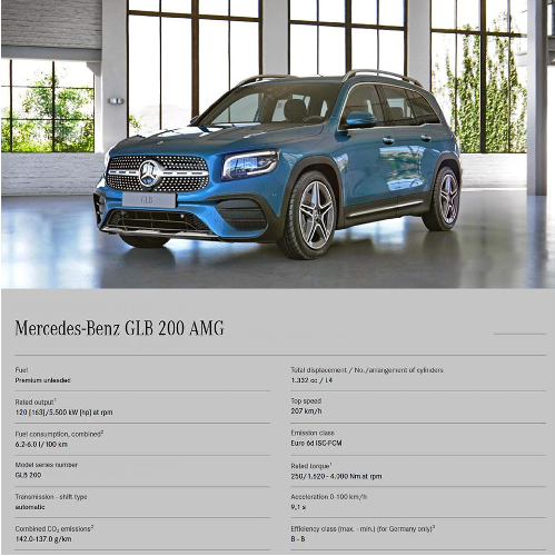 Giá xe Mercedes-Benz GLB 2020 tạm tính từ 1,95 – 2,05 tỷ đồng tại Việt Nam 2a