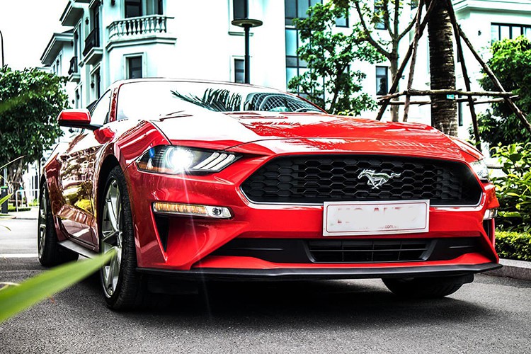 Ngoại hình của Ford Mustang 2020 đặc biệt nhìn chung vẫn mang những đường nét cơ bắp đặc trưng như các bản tiêu chuẩn với kích thước dài x rộng x cao lần lượt là 4.784 x 1.916 x 1.381 (mm), gầm thấp, dễ dàng di chuyển. Ngoại hình của Ford Mustang 2020 đặc biệt