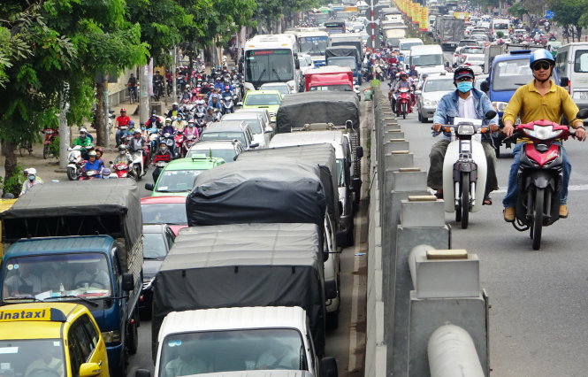 Khung giờ cấm xe tải 500kg ở Hồ Chí Minh