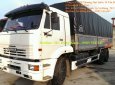 Xe tải Trên 10 tấn 2015 - Bán xe tải Thùng KAMAZ mui bạt mới, 14 tấn, 3 chân, 2 cầu sau, nhập khẩu