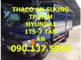 Hyundai HD 500   2016 - TP. HCM Thaco Hyundai HD500 5 tấn, thùng kín, màu xanh, sản xuất mới