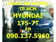 Hyundai HD 500   2016 - TP. HCM Thaco Hyundai HD500 5 tấn, thùng kín, màu xanh, sản xuất mới