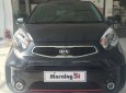 Kia Morning SI MT 2017 - Bán xe Kia Morning SI MT năm 2018, màu xanh đen