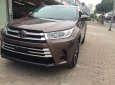 Toyota Highlander LE 2018 - Bán xe Toyota Highlander Le sản xuất 2018, màu nâu, xe nhập