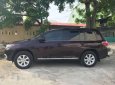 Toyota Highlander   2011 - Bán xe Toyota Highlander đời 2011, màu đỏ mận, nội thất da màu kem sang trọng