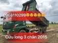 Xe tải Trên 10 tấn 2015 - Bán xe tải trên 10 tấn xe Ben 3 chân Cửu Long 13,2 tấn đời 2015, màu xanh lục, xe nhập