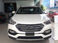 Hyundai Santa Fe 2.4 4x2 2017 - Bán ô tô Hyundai Santa Fe 2.4 4x2 đời 2018, màu trắng, 898tr