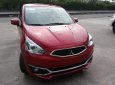 Mitsubishi Mirage CVT 2018 - Cần bán Mitsubishi Mirage CVT năm 2018, màu đỏ, có xe giao ngay, trả góp - LH 0906.884.030