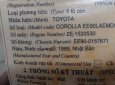 Toyota Corolla 1989 - Bán Toyota Corolla đời 1989, màu trắng, nhập khẩu