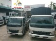 Mitsubishi Canter 4.7 2017 - Bán xe Mitsubishi Canter 4.7 chở kính đời 2017, màu bạc giá rẻ