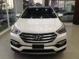 Hyundai Santa Fe 2.4 AT 2WD 2018 - Cần bán xe Hyundai Santa Fe năm 2018, màu trắng, 898tr