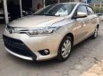 Toyota Vios 1.5E CVT 2017 - Bán Toyota Vios 1.5E CVT 2017, màu vàng cát