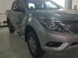 Mazda BT 50 2.2 MT 2017 - Bán Mazda BT 50 2.2 MT màu bạc, hỗ trợ vay 80% giá trị xe. LH 0938097488