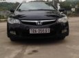 Honda Civic 2008 - Cần bán xe Honda Civic năm 2008, màu đen, 296 triệu