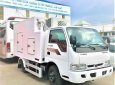 Kia 2017 - Bán xe tải 2 tấn 4 Thaco Kia K165, chạy trong thành phố, xe trả góp, mui bạt, thùng kín, chính hãng giá tốt