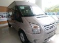 Ford Transit Midium  2018 - Bán xe Ford Transit Midium 2018, phiên bản mới- Lót sàn giả gỗ, ghế da 100%, ghế sau gập/ lật được