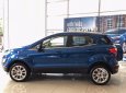 Ford EcoSport Titanium 1.0 2018 - Bán Ford Ecosport Titanium 1.0 Ecboost 2018, màu xanh, hỗ trợ trả góp 90%