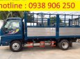 Thaco OLLIN 2017 - Bán xe tải Thaco Ollin360 mui bạt 2,15 tấn, thùng dài 4,25m mở 5 bửng tổng tải <5 tấn chạy được trong thành phố