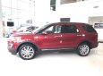 Ford Explorer 2.3 Ecoboost  2018 - Bán xe Explorer tại Hòa Bình màu đỏ, các màu giao ngay - Hỗ trợ lăn bánh, trả góp 80%