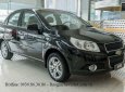 Chevrolet Aveo   MT 2018 - Bán Chevrolet Aveo MT đời 2018, màu đen giá cạnh tranh