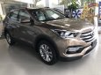 Hyundai Santa Fe 2.4  2018 - Bán Hyundai Santa Fe 2.4 full xăng, năm sản xuất 2018, màu nâu