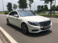 Mercedes-Benz S class S500 2014 - Bán Mercedes S500 sản xuất 2014, đkld 2015, màu trắng, nội thất nâu