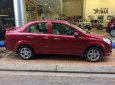 Chevrolet Aveo LTZ 2018 - Bán xe Chevrolet Aveo LTZ màu đỏ tại kiên giang, trả trước 125 triệu - LH: 0945 307 489