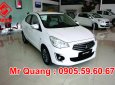 Mitsubishi Attrage 2018 - Mitsubishi Đà Nẵng, giá xe Attrage màu trắng, số tự động. LH Quang: 0905.59.60.67