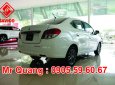 Mitsubishi Attrage 2018 - Mitsubishi Đà Nẵng, giá xe Attrage màu trắng, số tự động. LH Quang: 0905.59.60.67