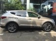 Hyundai Santa Fe   2018 - Bán xe Hyundai Santafe 2018 xăng, trắng + vàng