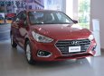 Hyundai Accent 1.4L 2018 - Bán xe Accent 1.4L số tự động tiêu chuẩn màu đỏ, xe giao ngay, hỗ trợ vay cao