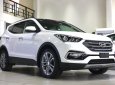 Hyundai Santa Fe 2018 - Bán Santa Fe 2018 màu trắng, full xăng, xe có sẵn giao ngay, hỗ trợ vay NH lãi suất cực ưu đãi