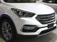 Hyundai Santa Fe 2018 - Bán Santa Fe 2018 màu trắng, full xăng, xe có sẵn giao ngay, hỗ trợ vay NH lãi suất cực ưu đãi