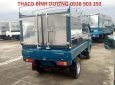 Thaco TOWNER 800 2018 - Bán Thaco Towner 800 thùng mui bạt tải trọng 900kg ở Bình Dương, trả góp 70%, giá 174 triệu, liên hệ 0938903292