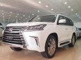 Lexus LX 570 USA 2018 - Bán Lexus LX570 xuất Mỹ, sản xuất năm 2018 màu trắng, nội thất nâu đỏ, xe nhập khẩu nguyên chiếc, mới 100%